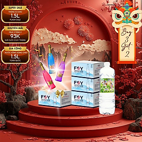 [MUA 3 TẶNG 2] Thùng 12 Chai Nước kiềm FOY Artist Series 2024 loại 1.5L