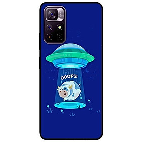 Ốp lưng dành cho Xiaomi Redmi Note 11 4G - Redmi Note 11 5G / Redmi Note 11T 5G / Redmi Note 11S 5G  - Bò Sữa Nền Xanh Dương