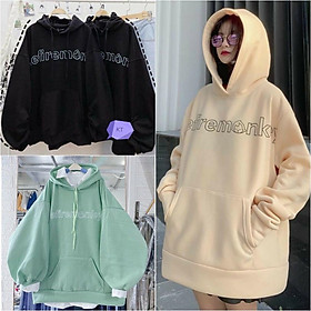 ÁO KHOÁC HOODIE NỈ NGOẠI (Ảnh Thật) họa tiết in chữ EFIRE.MONLEY