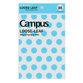 Hình ảnh Túi Giấy Lỗ Campus Loose-Leaf Dòng Kẻ Ngang Có Chấm LL-BS70G-50 (50 Tờ)