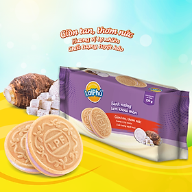 Combo 3 Gói Bánh Cookies Lai Phú Kem Môn 120G