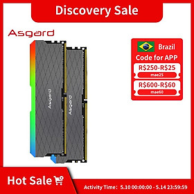 ASGAR W2 SERIES RGB RAM DDR4 8GBX2 16GBX2 3200MHZ PC4-25600 1.35V Kênh kép tuyệt đẹp Bộ nhớ bộ nhớ RAM Bộ nhớ RAM Công suất: W2 D4 8GBX2 3200 RGB