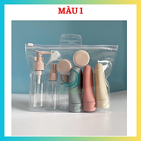 Set 11 món chiết mỹ phẩm đi du lịch quốc tế và nội địa. Bộ chiết mỹ phẩm qua cửa hải quan. Bộ chiết mỹ phẩm 11 món Mini phong cách Hàn Quốc