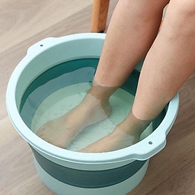 Mua Chậu tròn matxa chân  chậu ngâm chân gấp gọn