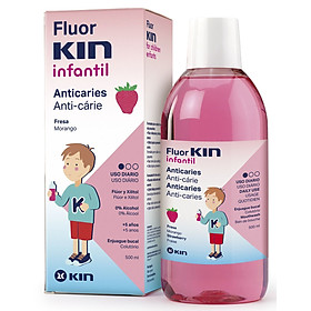 Nước Súc Miệng FLUOR KIN CHILDREN INFANTIL Ngừa Sâu Răng Trẻ Em Trên 5 Tuổi 500ml