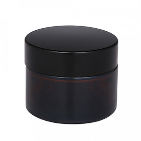 Hộp Thuỷ Tinh Đựng Mỹ Phẩm Màu Hổ Phách(50ml)