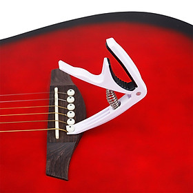 DELUXE CAPO Suitable for Acoustic & Electric Guitars with Quick Release And Peg Puller