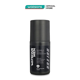 Lăn Khử Mùi Watsons Men Invisible Roll On Deodorant 50ml