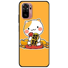 Hình ảnh Ốp lưng dành cho Xiaomi Mi Note 10 mẫu Mèo Và Thỏi Vàng