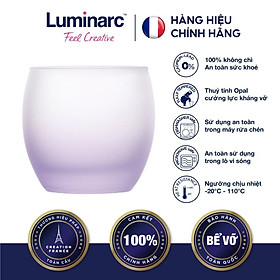 Hình ảnh Bộ 2 Ly Thấp Thuỷ Tinh Luminarc Salto Frost Purple 320ml -  LUSAQ3173