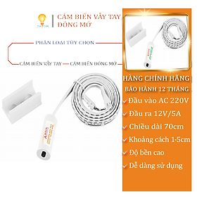 Mua Cảm biến vẫy tay  đóng mở dùng cho đèn Led 12v kết hợp led thanh  led dán trang trí nội thất  tủ bếp  tủ kính