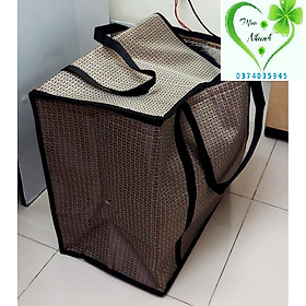 Mua Túi giữ nhiệt lớn Dài 50 x Cao 47 x Rộng 30 (cm)  vải bố dầy  hình hộp ngang  nặng 700gr