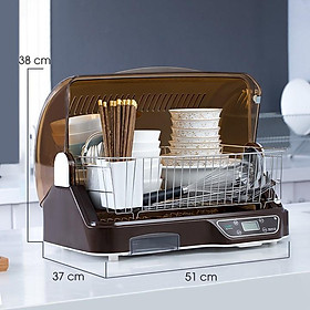 Mua Máy sấy chén bát công suất 250W tiết kiệm điện Máy khử trùng bát đũa công nghệ UV kèm sấy khô