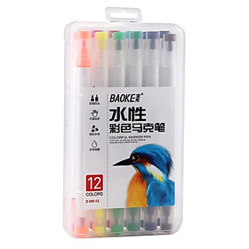 Bút Màu nước Marker Mỗi Bộ 12/18/24/36 Màu  D289/BAOKE