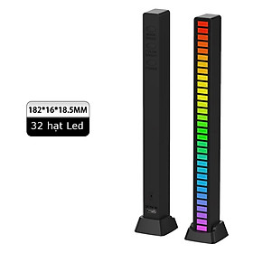 Mua Thanh đèn LED RGB cảm ứng theo nhạc 16 triệu màu điều khiển qua APP  trang trí decor Xe Ô Tô  phòng Studio Gaming