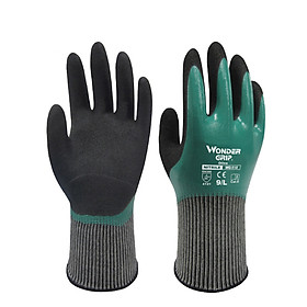 Găng Tay Chống Nước Lạnh Wonder Grip Thermo Plus Hai Lớp Latex Tráng Dầu