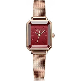 Đồng hồ nữ Julius Hàn Quốc JA-1223 dây mesh hình chữ nhật