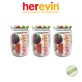 Mua Bộ 3 Hũ Thủy Tinh Herevin Nắp Thiếc 660ml - HEHU332367-811