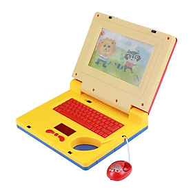 Đồ chơi máy tính laptop thông minh học tập cho bé, máy tính bảng có chuột kèm đèn led phát nhạc