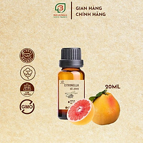 Tinh dầu bưởi nguyên chất kích mọc tóc, chăm sóc da, thơm phòng, kháng khuẩn Bình Lam Natural 20ml