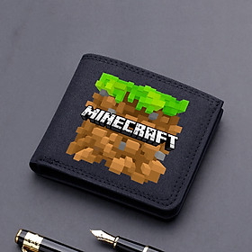Bóp ví Minecraft cầm tay đựng đồ nhỏ gọn, nhiều ngăn thời trang cá tính trẻ trung