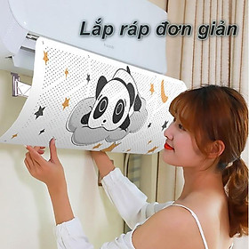 Mua Tắm chắn điều hòa máy lạnh thế hệ mới điều chỉnh hướng gió Bảo vệ sức khoẻ Windshield Bear