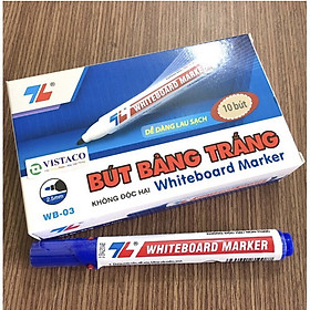 Hộp 10 bút lông bảng thiên long wb03 - xanh