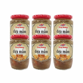 Dưa Mắm Chay Sông Hương 430g combo 6 hũ