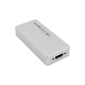 HDMI to USB 3.0 Video Capture Dongle USB3.0 1080P Full HD Video Recorder Driver-Free for Remote Video Meeting Data