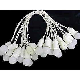 Mua Dây Trang Trí Không Chống Nước Dài 5m 10 Đui e27 Kèm Bóng Đổi 7 Màu
