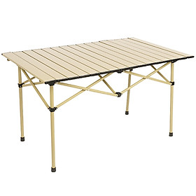 Bàn cắm trại dã ngoại gấp gọn TSD 120cm có thể gập lại ,đa năng,dễ mang theo, dã ngoại - TSD-120-KAKI