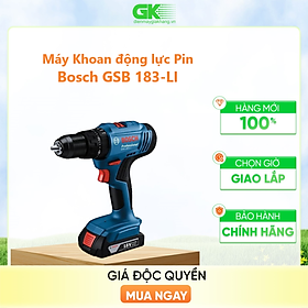 Máy khoan vặn vít động lực pin GSB 183-LI (1 pin)