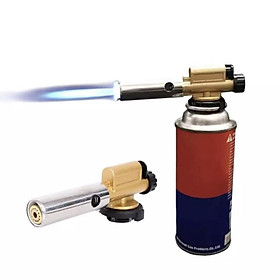Mua Đầu Khò ga đồng 100% nguyên khối cao cấp  tự động đánh lửa - Núm điều chỉnh nhiệt 1300 độ C khò 803