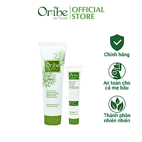 Combo 1 Kem Hỗ Trợ Trị Mụn, Mờ Thâm, Liền Sẹo Do Mụn Oribe 20g [Chiết xuất Tảo Nâu nhập khẩu từ Pháp] + 1 Sữa Rửa Mặt Dịu Nhẹ, Dưỡng Ẩm, Làm Sạch Sâu Oribe 100g [chiết xuất Hoa Cúc nhập khẩu từ Đức]