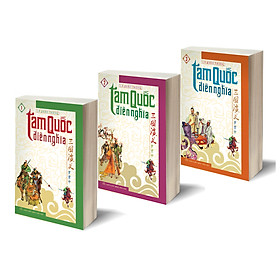Combo 3 cuốn Tam quốc diễn nghĩa (Tập 1 + Tập 2 + Tập 3)
