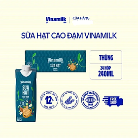 Combo Sữa hạt Vinamilk Cao Đạm Ít Đường Hộp 240ml