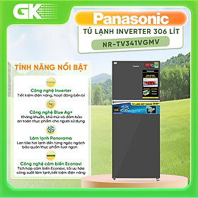 Mua Tủ lạnh Panasonic Inverter 306 lít NR-TV341VGMV - Chỉ giao tại HCM