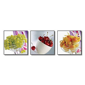 Tranh ghép hoa quả phòng ăn q6d12-sg009