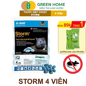 Thuốc Diệt Chuột Greenhome, Storm, Sinh Học Thế Hệ Mới, Tận Gốc, Cả Tổ, An Toàn Với Người, Vật Nuôi