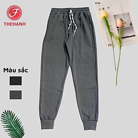 Quần jogger len tăm nữ - quần jogger thun gân