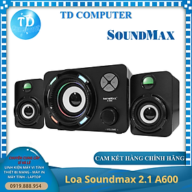 Mua Loa vi tính 2.1 Soundmax A600 16W LED hỗ trợ Bluetooth  Thẻ nhớ  USB - Hàng chính hãng Triệu Gia phân phối