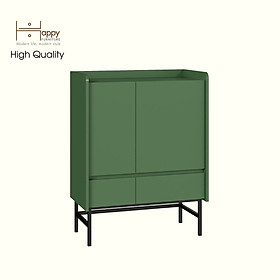 Mua  Happy Home Furniture  LAVIA  Tủ lưu trữ 2 ngăn kéo - 2 cửa mở - chân sắt  80cm x 40cm x 104cm ( DxRxC)  TCM_169