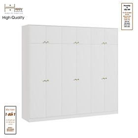 [Happy Home Furniture] ELEGANT, Tủ quần áo 2 ngăn kéo 2m4x2m2 , 240cm x 54cm x 220cm ( DxRxC), TCM_043