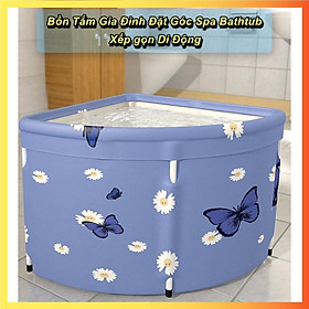 Mua Bồn Tắm Gia Đình Bo Góc Tiết Kiệm Không Gian Spa Bathtub Có Thể Gập Hanrui Shop VN