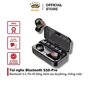 Mua Tai nghe bluetooth gaming S10 Pro cao cấp  cảm ứng  hỗ trợ đàm thoại  nghe nhạc  kiêm sạc dự phòng Pon Case