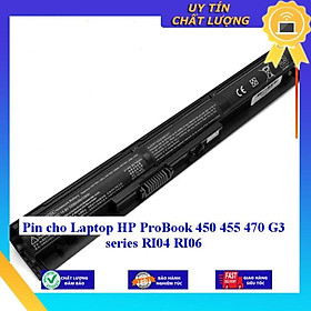 Pin cho Laptop HP ProBook 450 455 470 G3 series RI04 RI06 - Hàng Nhập Khẩu MIBAT388
