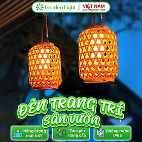 Mua Đèn trang trí năng lượng mặt trời đèn lồng  tích kiệm điện  bóng siêu sáng  chống thấm nước - DA3146