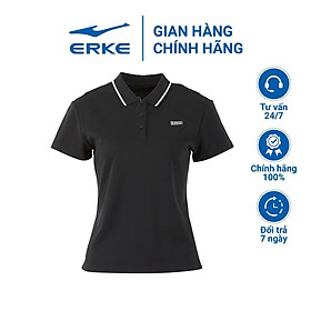 Áo polo nữ ERKE polo nữ phong cách Tennis chất liệu cao cấp 12222292348