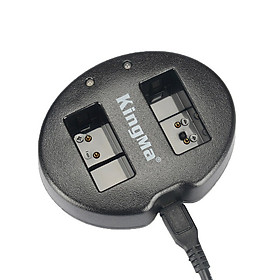 BỘ 2 PIN VÀ 1 ĐỐC SẠC ĐÔI KINGMA CHO PIN NIKON EN-EL20- HÀNG CHÍNH HÃNG