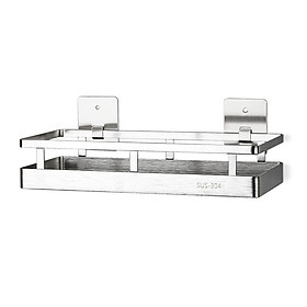 Kệ đựng gia vị inox 304 dán tường Hobby home decor KGV size tùy chọn